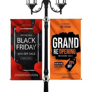 Lamp Post Banner