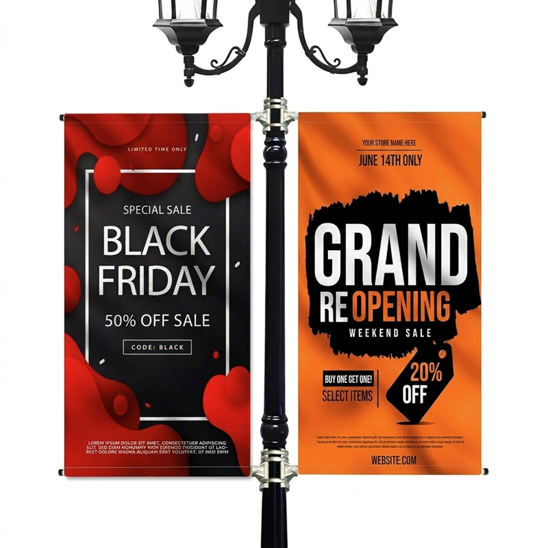 Lamp Post Banner