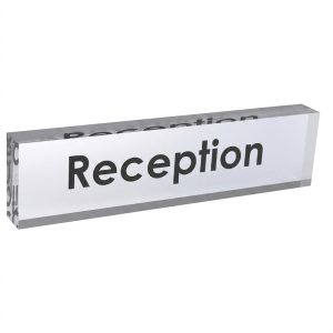 Alternative view of Reception Sign